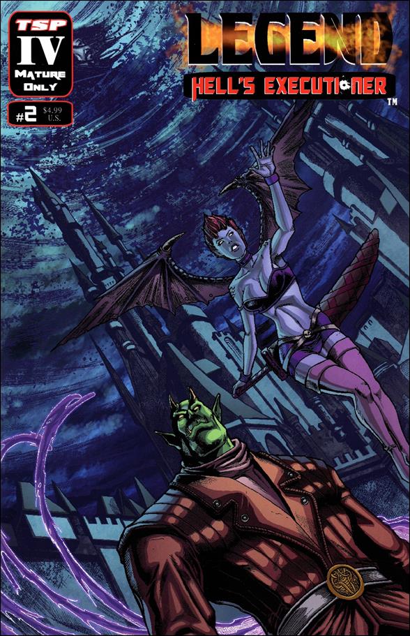 Legend: Hell's Executioner issue 2-B Left Side Connecting Cover