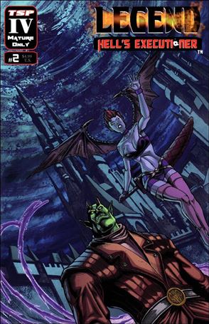 Legend: Hell's Executioner issue 2-B Left Side Connecting Cover