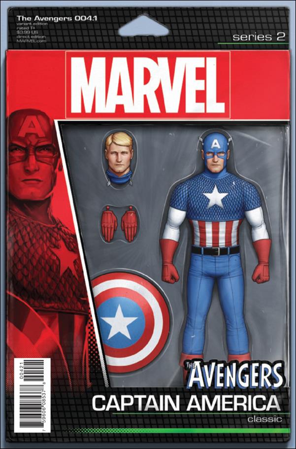 Avengers (2017) issue 4.1-B John Tyler Christopher Action Figure Cover
