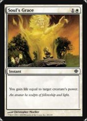Magic the Gathering: Shards of Alara (Base Set) card 28 Soul's Grace