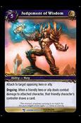 World of Warcraft: March of the Legion (Base Set) card 59 Judgement of Wisdom