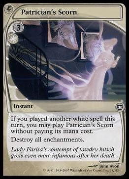 Magic the Gathering: Future Sight (Base Set) card 29 Patrician's Scorn