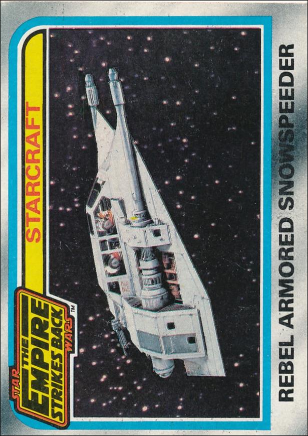 Star Wars: The Empire Strikes Back: Series 2 (Base Set) card 139 Rebel Armored Snowspeeder