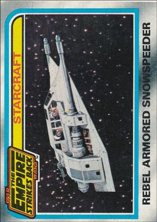 Star Wars: The Empire Strikes Back: Series 2 (Base Set) card 139 Rebel Armored Snowspeeder