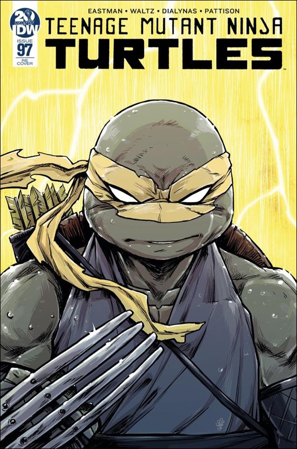 Teenage Mutant Ninja Turtles (2011) issue 97-E M. Dialynas Conquest Comics Yellow Cover 1/750