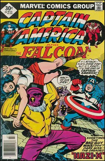 Captain America (1968) issue 211-D Whitman Cover