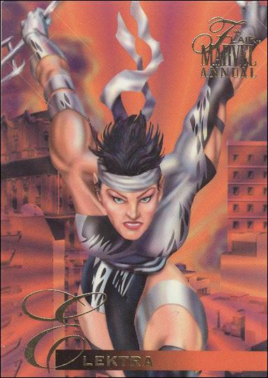 Marvel Annual Flair '95 (Base Set) card 74 Elektra