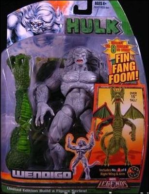 Marvel Legends: Hulk (Fin Fang Foom Series) figure 8 Wendigo