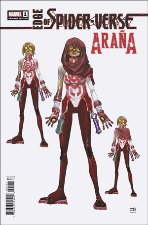 Edge of Spider-Verse (2022) issue 1-F Humberto Ramos 1:10 Design Cover