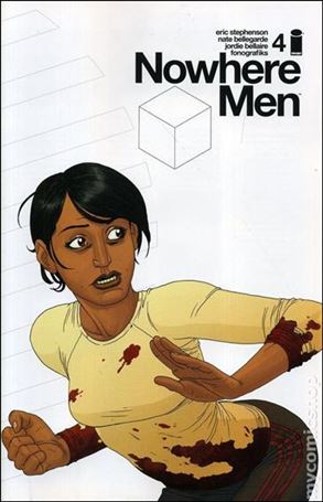 Nowhere Men issue 4-B Second Printing Cover