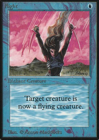 Magic the Gathering: Limited Edition Alpha (Base Set) card 58 Flight