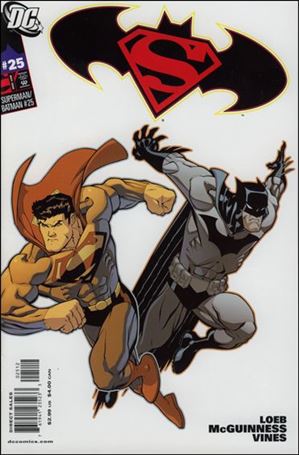 Superman/Batman issue 25-D Superman & Batman White Cover (2nd Printing)