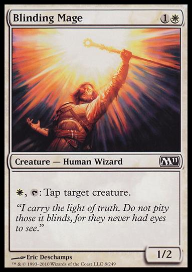 Magic the Gathering: 2011 Core Set (Base Set) card 8 Blinding Mage