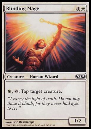 Magic the Gathering: 2011 Core Set (Base Set) card 8 Blinding Mage