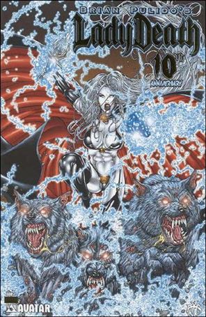 Brian Pulido's Lady Death #1 10th Anniversary issue 1-I Gold Foil Cover 1/600