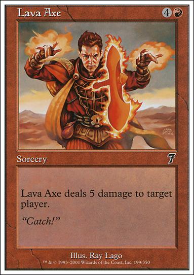 Magic the Gathering: 7th Edition (Base Set) card 199 Lava Axe