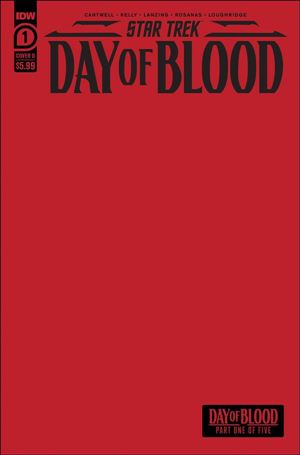 Star Trek: Day of Blood issue 1-D Blank/Sketch Cover