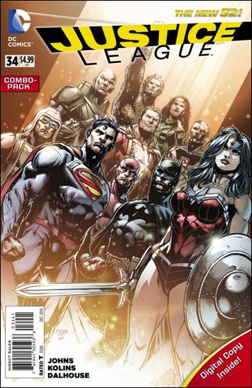 Justice League (2011) issue 34-B Polybagged Jason Fabok Cover Combo Pack