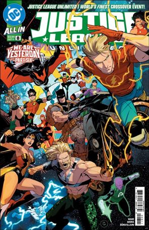 Justice League Unlimited (2025) issue 8 Dan Mora Connecting Cover