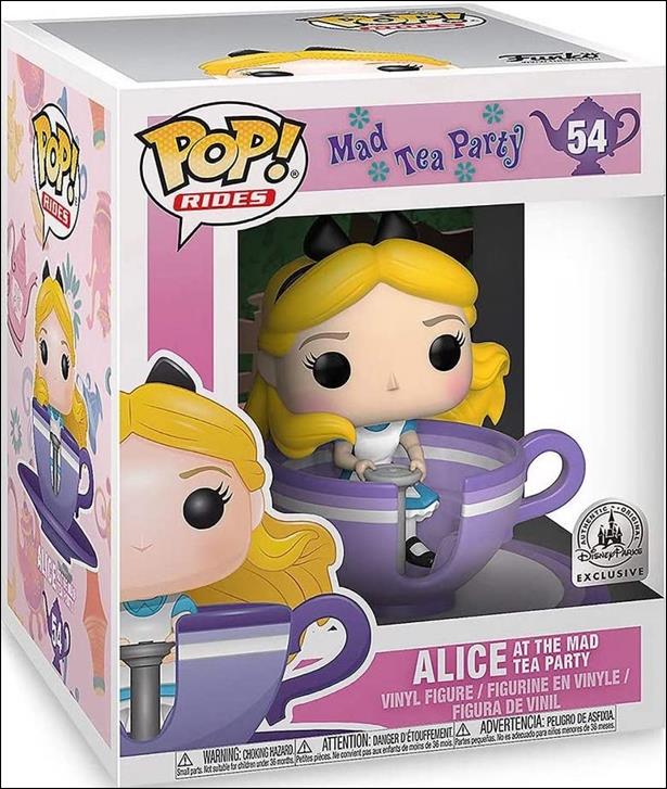 POP! Rides figure 54 Alice at the Mad Tea Party Disney Parks Exclusive