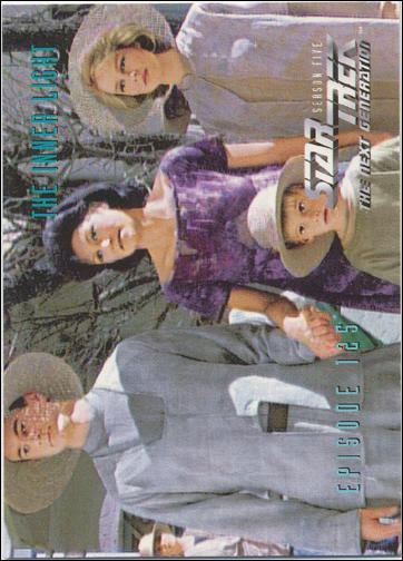 Star Trek: The Next Generation - The Episode Collection Season Five (Base Set) card 504 The Inner Light, Episode 125C