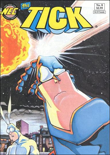 Tick (1988) issue 8-F Yellow & Blue Logo Cover (5th Printing)
