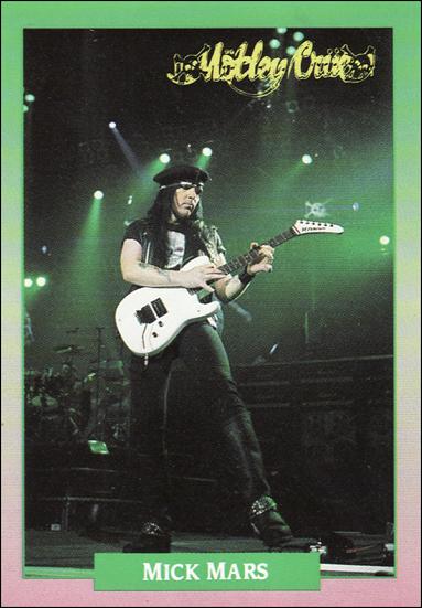 Rock Cards (Base Set) card 99 Mick Mars