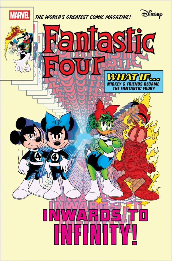 Fantastic Four (2022) issue 33-D Giulia Lomurno Disney What If? Homage Cover
