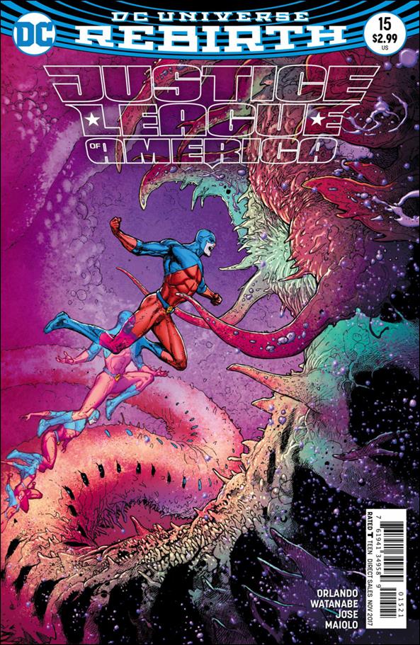 Justice League of America (2017) issue 15-B Doug Mahnke Cover