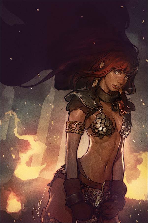 Red Sonja: Birth of the She-Devil issue 1-Q Gerald Parel Kirby's Comic Art Virgin Cover 1/500