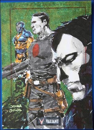2013 Valiant Comics Preview Trading Card Set (Sketch Card Subset) card JBul-01