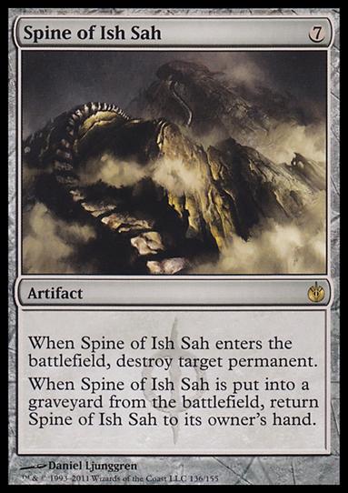 Magic the Gathering: Mirrodin Besieged (Base Set) card 136 Spine of Ish Sah
