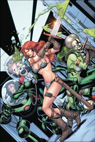 Mars Attacks Red Sonja issue 5-H Barry Kitson 1:20 Virgin Cover