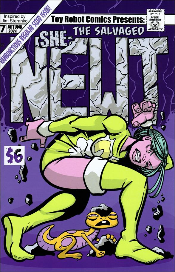 Salvaged She-Newt issue 7 Ken Albery Cover