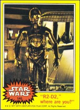 Star Wars: Series 3 (Base Set) card 140 "R2-D2, where are you?"