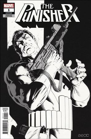 Punisher (2018) issue 1-G Mike Zeck 1:500 Hidden Gem B&W Cover