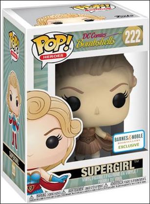 POP! Heroes figure 222-B Supergirl (Sepia) Barnes & Noble Exclusive