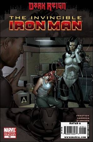 Invincible Iron Man (2008) issue 15-B Salvador Larroca Cover (2nd Printing)