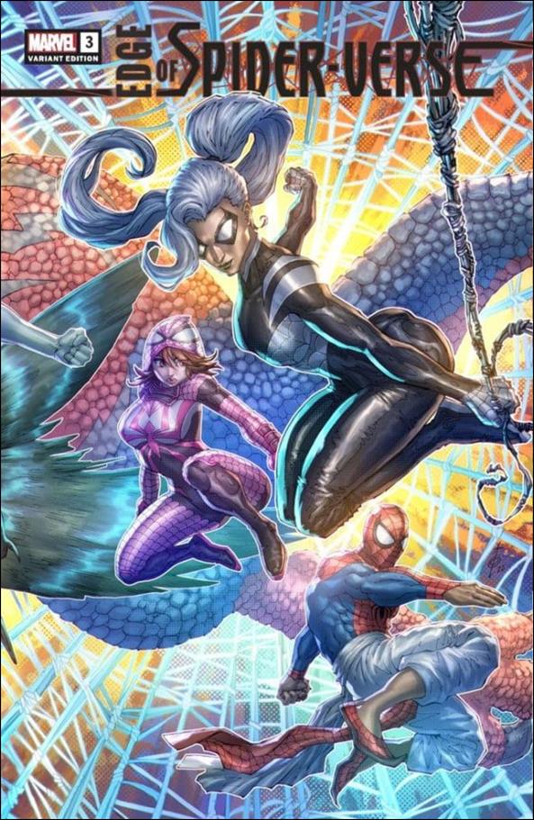 Edge of Spider-Verse (2022) issue 3-D Alan Quah Shared Retailer Connecting Cover