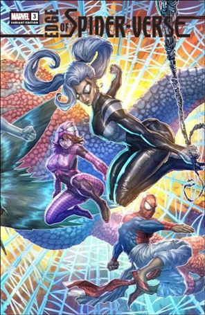 Edge of Spider-Verse (2022) issue 3-D Alan Quah Shared Retailer Connecting Cover