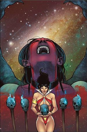 Vampirella vs Purgatori issue 4-H Alvaro Sarraseca Virgin Cover