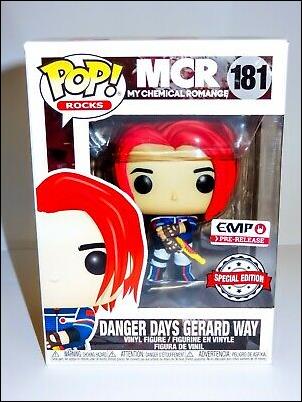 Pop! Rocks figure 181-B Danger Days Gerard Way  (EMP Pre-release)