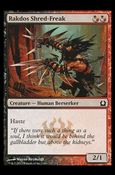 Magic the Gathering: Return to Ravnica (Base Set) card 221 Rakdos Shred-Freak