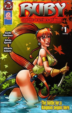 Ruby and the Warriors of Dion issue 1-D Silvio Spotti Cover