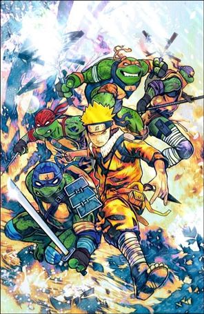 Teenage Mutant Ninja Turtles x Naruto issue 1-R Retailer Exclusive Cameron Johnson Virgin Cover