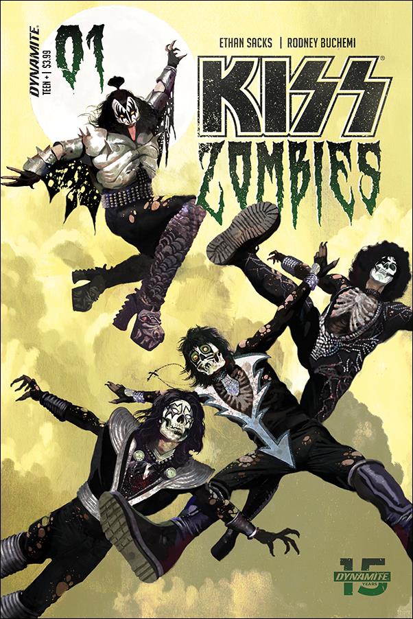 Kiss Zombies issue 1 Arthur Suydam Cover