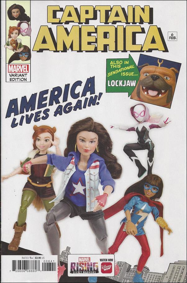 Captain America (2018) issue 6-D Marvel Rising Dolls Cover