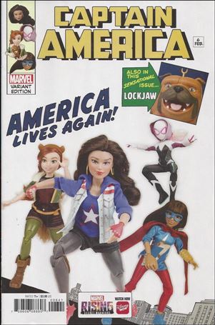 Captain America (2018) issue 6-D Marvel Rising Dolls Cover