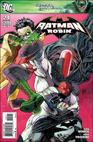 Batman and Robin (2009) issue 24 Guillem March Cover