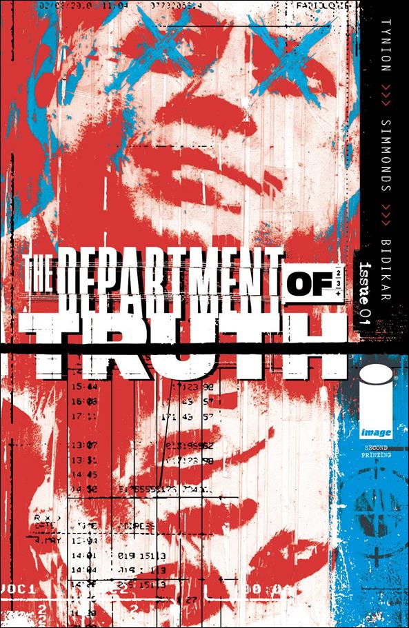 Department of Truth issue 1-G Martin Simmonds Cover (2nd Printing)